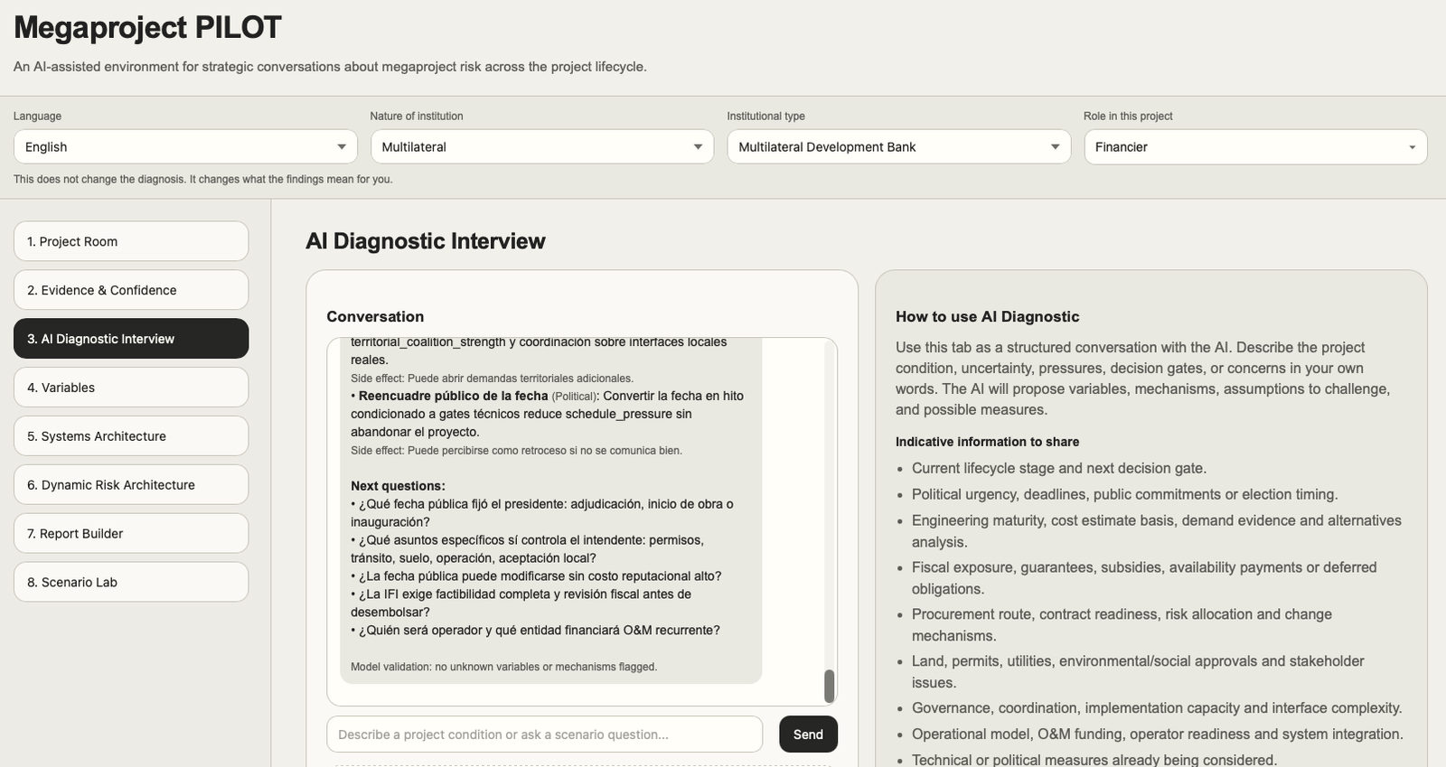 AI Diagnostic Interview